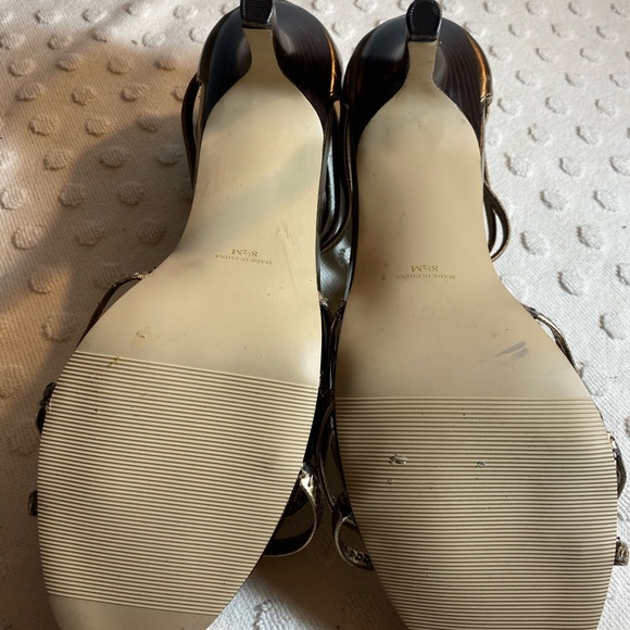 NEW YORK TRANSIT Copper Open Toe Strappy Heel - Picture 9 of 16